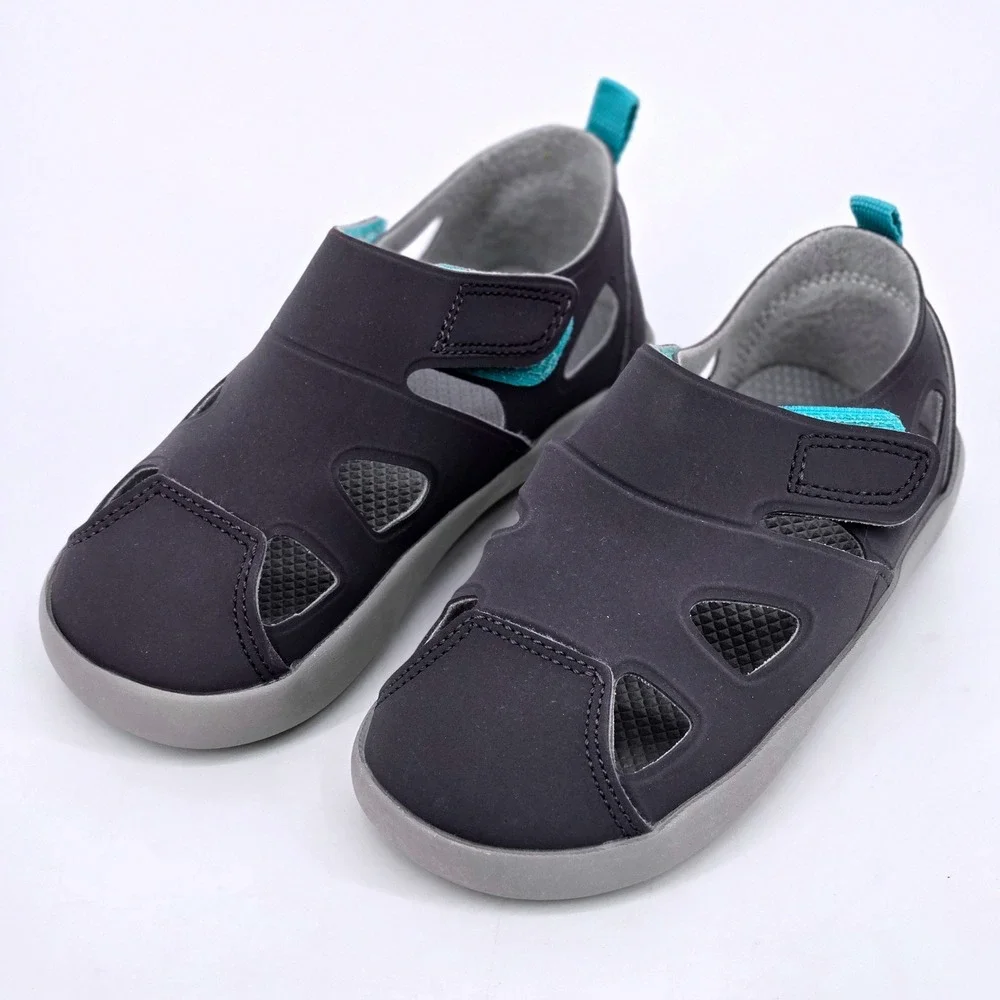 Ten Little Everyday Sandals Navy Splash Water Shoes Toddler 8.5 NWOB Wide Toe